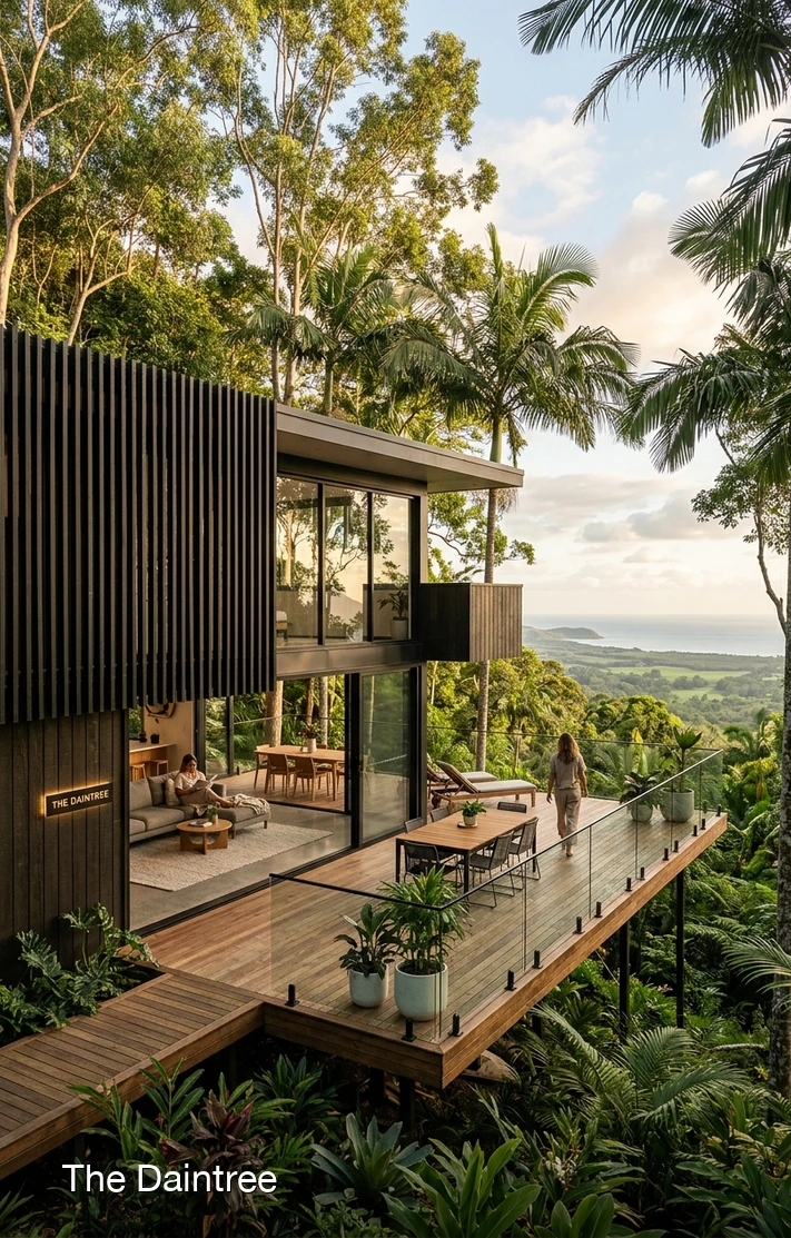 The Daintree - Subtropical rainforest modular retreat overlooking coastal valleys